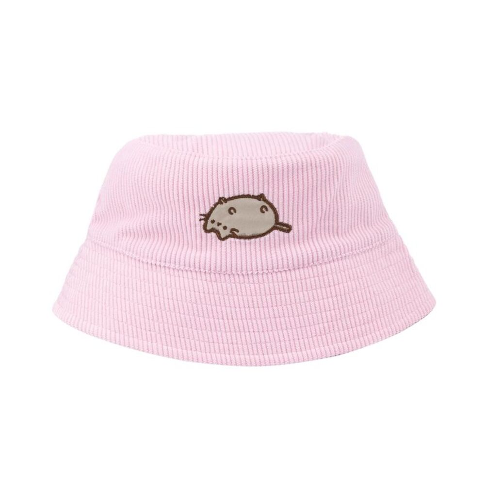 Pusheen Girls Cord Bucket Hat / Pink